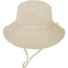 imageBaby Sun Hat Adjustable Cap Toddler Beach Summer Hats UPF 50 for Baby Girl BoyKhaki