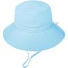 imageBaby Sun Hat Adjustable Cap Toddler Beach Summer Hats UPF 50 for Baby Girl BoyLight Blue