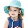 imageBaby Sun Hat Adjustable Cap Toddler Beach Summer Hats UPF 50 for Baby Girl BoyLight Blue