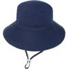 imageBaby Sun Hat Adjustable Cap Toddler Beach Summer Hats UPF 50 for Baby Girl BoyNavy