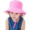 imageBaby Sun Hat Adjustable Cap Toddler Beach Summer Hats UPF 50 for Baby Girl BoyPink