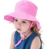imageBaby Sun Hat Adjustable Cap Toddler Beach Summer Hats UPF 50 for Baby Girl BoyPink
