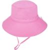imageBaby Sun Hat Adjustable Cap Toddler Beach Summer Hats UPF 50 for Baby Girl BoyPink