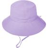 imageBaby Sun Hat Adjustable Cap Toddler Beach Summer Hats UPF 50 for Baby Girl BoyPurple