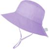 imageBaby Sun Hat Adjustable Cap Toddler Beach Summer Hats UPF 50 for Baby Girl BoyPurple