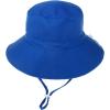 imageBaby Sun Hat Adjustable Cap Toddler Beach Summer Hats UPF 50 for Baby Girl BoySapphire Blue