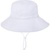 imageBaby Sun Hat Adjustable Cap Toddler Beach Summer Hats UPF 50 for Baby Girl BoyWhitepink
