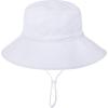 imageBaby Sun Hat Adjustable Cap Toddler Beach Summer Hats UPF 50 for Baby Girl BoyWhitepurple