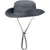 imageKids Sun hat for Girls Boys Outdoor Breathable Sun Protection UPF 50 Cap Wide Brim Summer Beach Bucket hatDark Grey