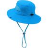 imageKids Sun hat for Girls Boys Outdoor Breathable Sun Protection UPF 50 Cap Wide Brim Summer Beach Bucket hatSky Blue