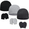 A 3 Pack Black & Gray & Dark Gray