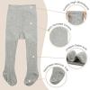 imageAmerican Trends Baby Tights Non Slip Skid Baby Girl Tight Toddler Stocking Pants Cable Knit Infant LeggingsC 1 Pack B Solid Black