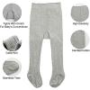 imageAmerican Trends Baby Tights Non Slip Skid Baby Girl Tight Toddler Stocking Pants Cable Knit Infant LeggingsC 4 Pack B Solid White  Black  Pink  Gray