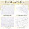 imageAmerican Trends Boho Dress Girls Formal Dress Ruffle Short Sleeve ALine Maxi Dress Elegant Flowy Dress for 613 YearsWhite