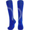 imageAmerican Trends Girls Softball Socks with Stitches 3 Pairs Youth Athletic Softball Socks for Youth Soccer Baseball SocksBlue