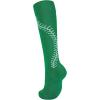 imageAmerican Trends Softball Socks for Youth Girls ampamp Adult Baseball Softball Socks Athletic Socks with Stitchs Youth GirlsGreen