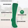 imageAmerican Trends Softball Socks for Youth Girls ampamp Adult Baseball Softball Socks Athletic Socks with Stitchs Youth GirlsGreen