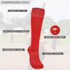imageAmerican Trends Softball Socks for Youth Girls ampamp Adult Baseball Softball Socks Athletic Socks with Stitchs Youth GirlsRed