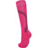 imageAmerican Trends Softball Socks for Youth Girls ampamp Adult Baseball Softball Socks Athletic Socks with Stitchs Youth GirlsRose Red