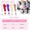 imageAmerican Trends Toddler Tights Footed Dance Tights Baby Girls Leggings Ultra Soft Ballet Tights Baby Stockings for 14TRed