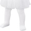 imageAmerican Trends Toddler Tights Footed Dance Tights Baby Girls Leggings Ultra Soft Ballet Tights Baby Stockings for 14TWhite