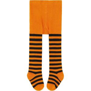 imageAmerican Trends Baby Tights Non Slip Skid Baby Girl Tight Toddler Stocking Pants Cable Knit Infant LeggingsD Orangeblack Stripes