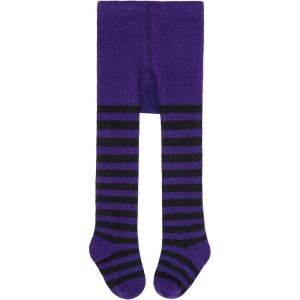 imageAmerican Trends Baby Tights Non Slip Skid Baby Girl Tight Toddler Stocking Pants Cable Knit Infant LeggingsD Purpleblack Stripes