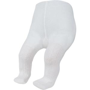 imageAmerican Trends Cable Knit Tights for Newborn Infant Toddler Cozy Leggings for Baby Girls 012MWhite