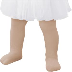 imageAmerican Trends Toddler Tights Footed Dance Tights Baby Girls Leggings Ultra Soft Ballet Tights Baby Stockings for 14TNude