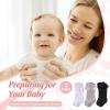 imageAmerican Trends Baby Girls Knee High Socks Ruffle Socks NewbornInfantBabyToddler Tube Long Socks 03TA Blackwhitegray