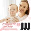 imageAmerican Trends Baby Girls Knee High Socks Ruffle Socks NewbornInfantBabyToddler Tube Long Socks 03TBlack 3pack