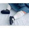 imageAmerican Trends Baby Knee High Socks Girls Tube Long Socks Boys Newborn Infants Toddlers Ruffled Socks5 Pack Grey  White