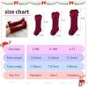 imageAmerican Trends Baby Knee High Socks Girls Tube Long Socks Boys Newborn Infants Toddlers Ruffled SocksE 5 Pack Christmas Bow Knot