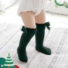 imageAmerican Trends Baby Knee High Socks Girls Tube Long Socks Boys Newborn Infants Toddlers Ruffled SocksE 5 Pack Christmas Bow Knot