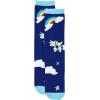 imageAmerican Trends Kids Socks Knee High Uniform Sports Soccer Socks Stripes Tube Socks for Child Boys Girls1 Pack Z Unicorn Blue
