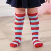 imageAmerican Trends Kids Toddler Soccer Socks Knee High Tube long Socks Three Stripes Uniform Socks for Boys Girls 19 years1 Pack Red Blue Stripes