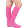 imageAmerican Trends Kids Toddler Soccer Socks Knee High Tube long Socks Three Stripes Uniform Socks for Boys Girls 19 years1 Pack Rose