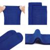 imageAmerican Trends Kids Toddler Soccer Socks Knee High Tube long Socks Three Stripes Uniform Socks for Boys Girls 19 years1 Pack Royal Blue