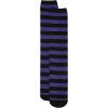 imageAmerican Trends Kids Toddler Soccer Socks Knee High Tube long Socks Three Stripes Uniform Socks for Boys Girls 19 years1 Pack Striped Black Purple