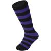 imageAmerican Trends Kids Toddler Soccer Socks Knee High Tube long Socks Three Stripes Uniform Socks for Boys Girls 19 years1 Pack Striped Black Purple