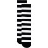 imageAmerican Trends Kids Toddler Soccer Socks Knee High Tube long Socks Three Stripes Uniform Socks for Boys Girls 19 years1 Pack Striped Black White