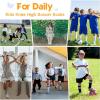 imageAmerican Trends Kids Toddler Soccer Socks Knee High Tube long Socks Three Stripes Uniform Socks for Boys Girls 19 years1 Pack Striped Black Yellow