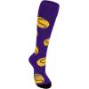 imageAmerican Trends Softball Socks with Baseball Softball for Girls Athletic Socks with Stitchs for Youth Athletic Football SocksPurple Baseball