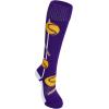 imageAmerican Trends Softball Socks with Baseball Softball for Girls Athletic Socks with Stitchs for Youth Athletic Football SocksPurple Bat