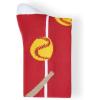 imageAmerican Trends Softball Socks with Baseball Softball for Girls Athletic Socks with Stitchs for Youth Athletic Football SocksRed Bat