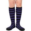 1 Pack Striped Black Purple