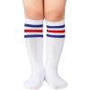 1 Pack White Blue Red