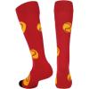 imageAmerican Trends Softball Socks with Baseball Softball for Girls Athletic Socks with Stitchs for Youth Athletic Football SocksRed Baseball