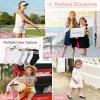 imageAmerican Trends Kids Athletic Crew Socks Toddler Striped Socks School Uniform Socks 4 PairsBlack and White