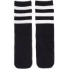 imageAmerican Trends Kids Child Athletic Socks Striped Knee High Tube Soccer Socks Baseball Softball Socks for Toddler Girls1 Pack Black White